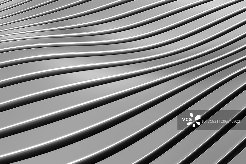 抽象的黑白金属条状波纹背景素材图片素材