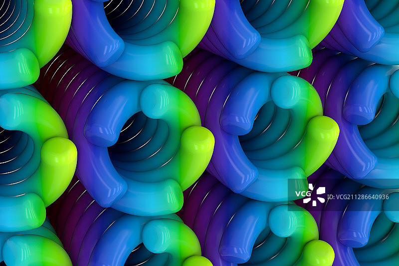 多彩的抽象条状波纹背景素材图片素材