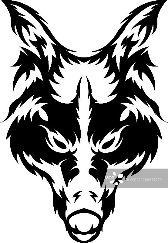 狼标志图片素材