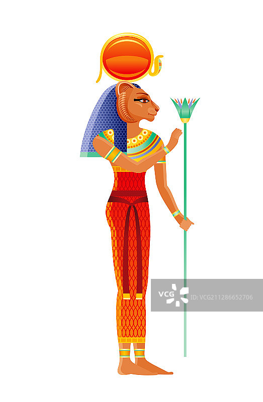 塞赫麦特：埃及的狮子女战神图片素材