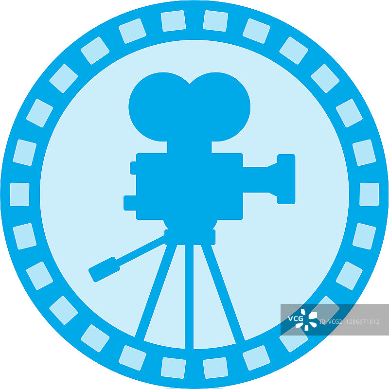 复古胶片相机卷轴图标图片素材