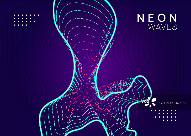 霓虹音乐海报电音DJ图片素材