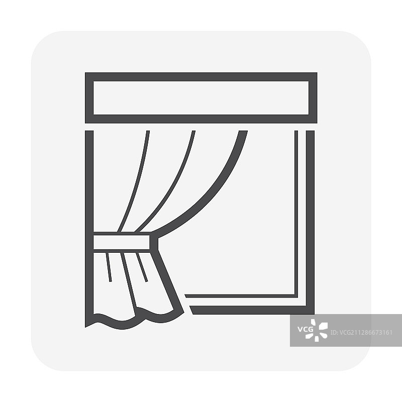 窗帘图标图片素材