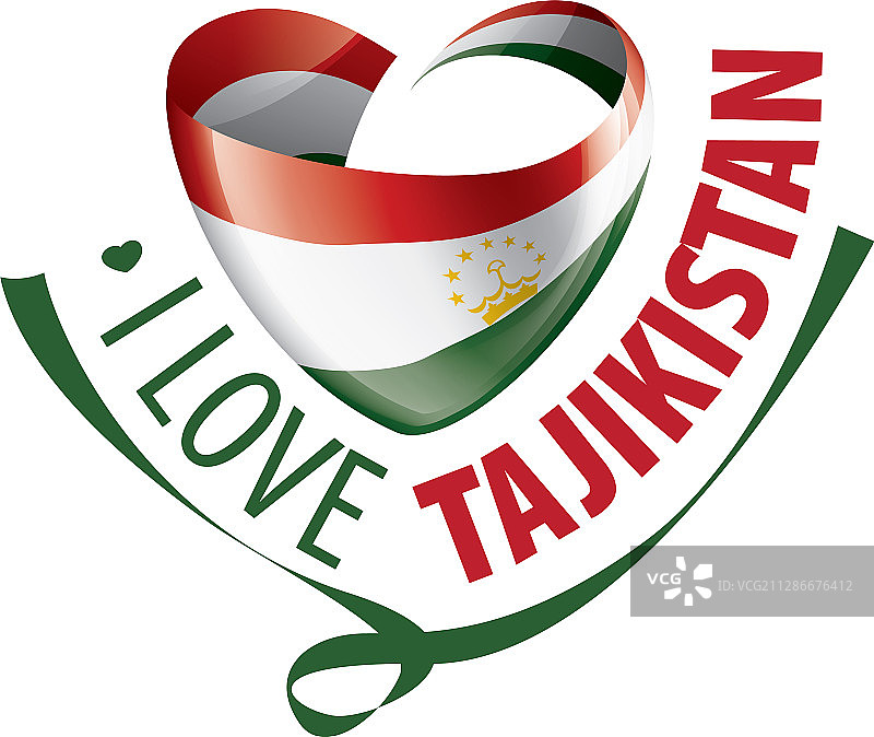 塔吉克斯坦国旗图案图片素材