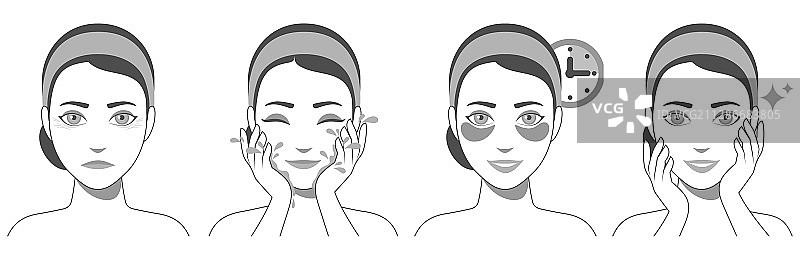 水凝胶眼罩图片素材