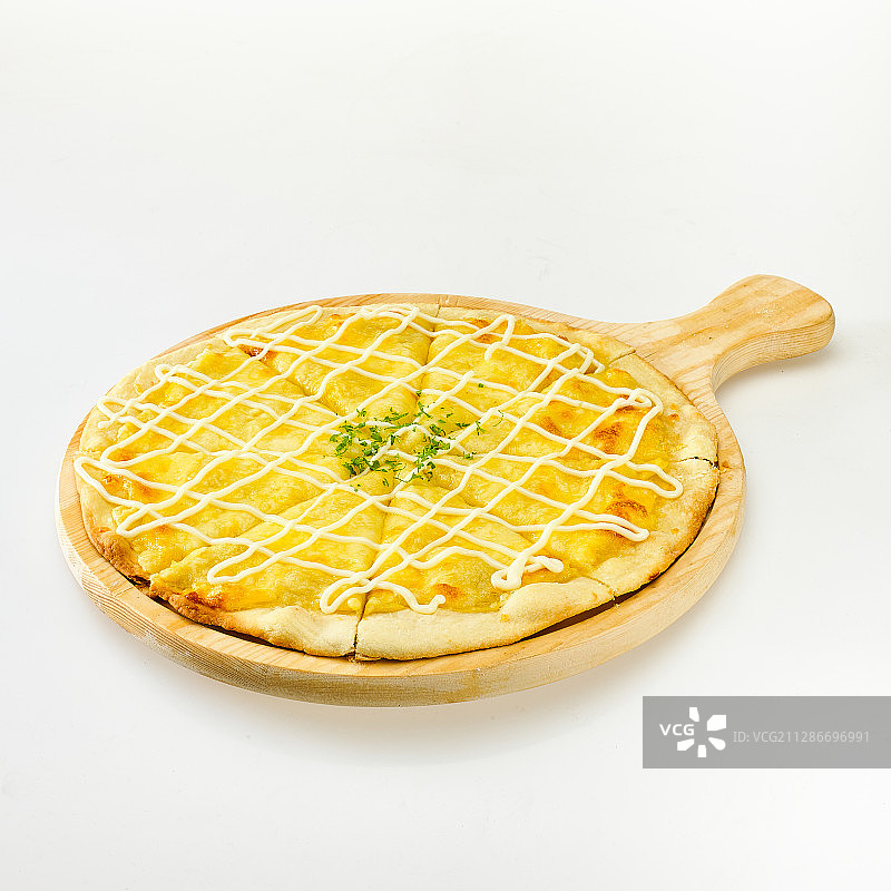 榴莲比萨图片素材