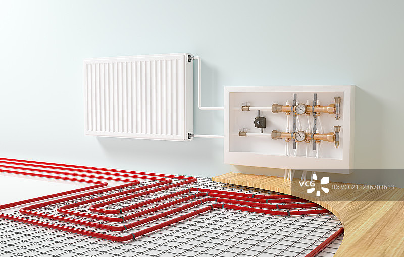 3D暖气安装创意图图片素材