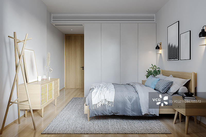现代卧室图片素材