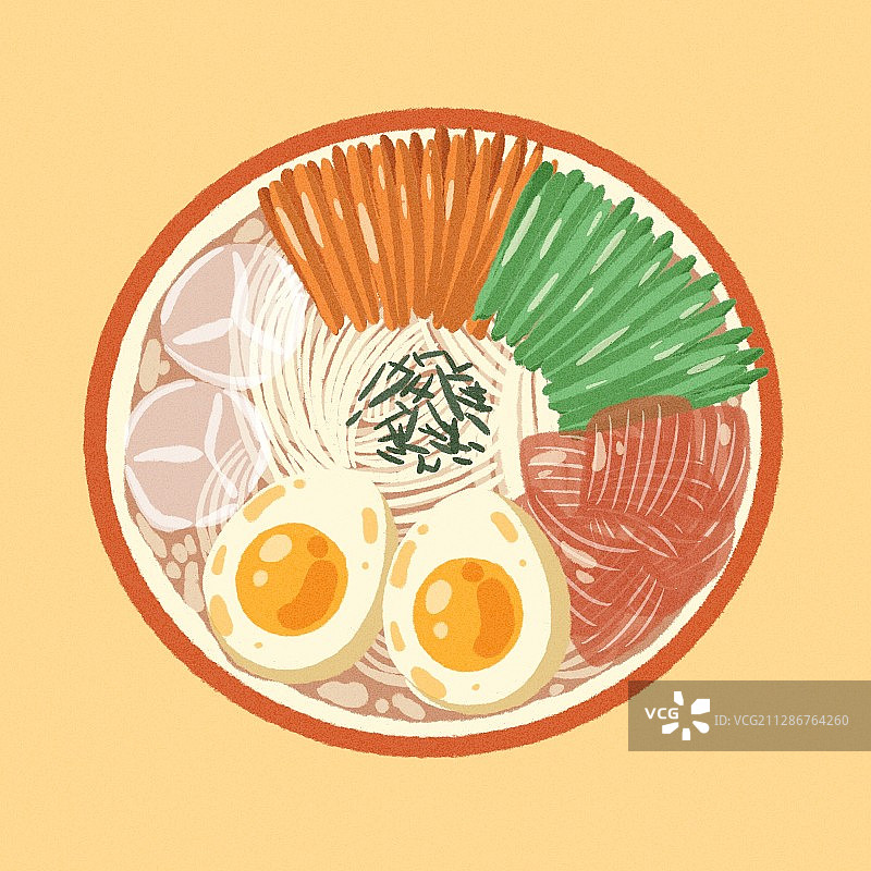 辣白菜 拌面图片素材