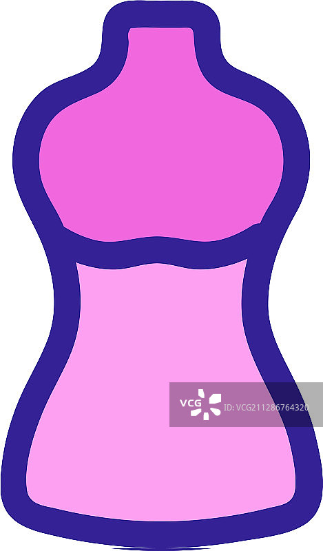 人体模型图标隔离轮廓符号图片素材