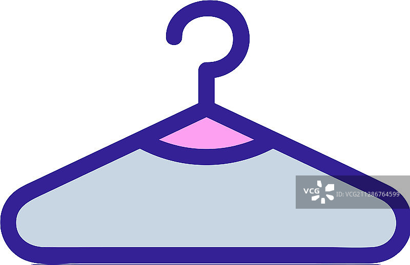 服装衣架图标轮廓图片素材