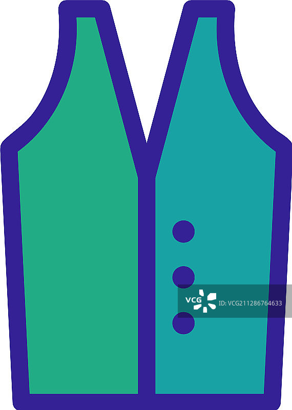 无袖图标隔离轮廓符号图片素材