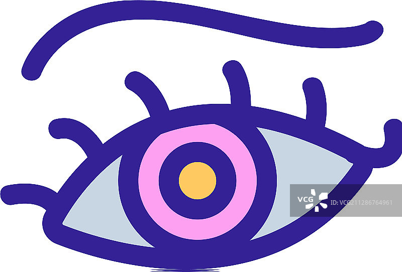 化妆图标隔离轮廓符号图片素材