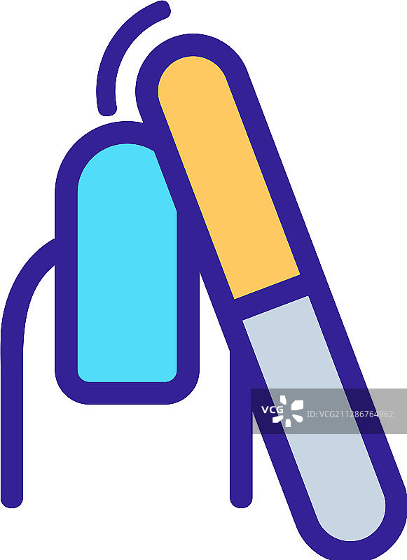 美甲图标描边图片素材