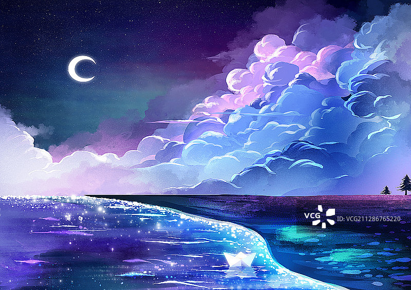 绚烂星河背景图片素材