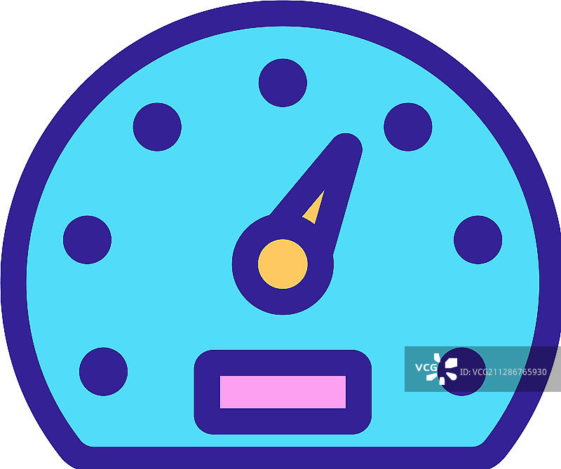 速度仪表盘轮廓图标图片素材