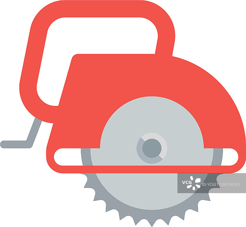 扁平风格的圆锯图片素材