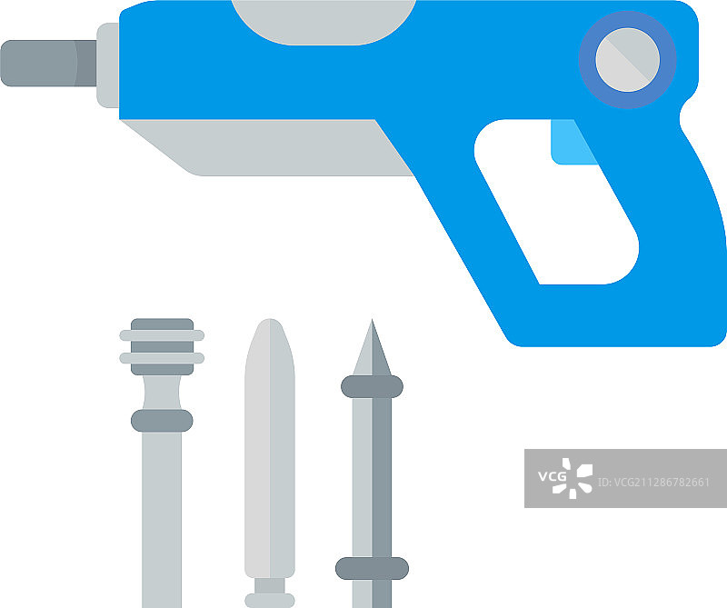 扁平风射钉枪图片素材