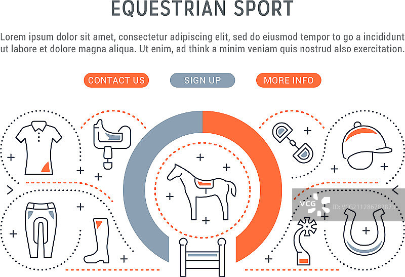 马术运动banner图片素材
