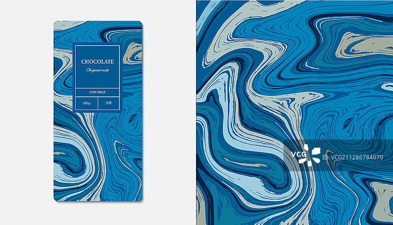 巧克力包装大理石纹理系列图片素材