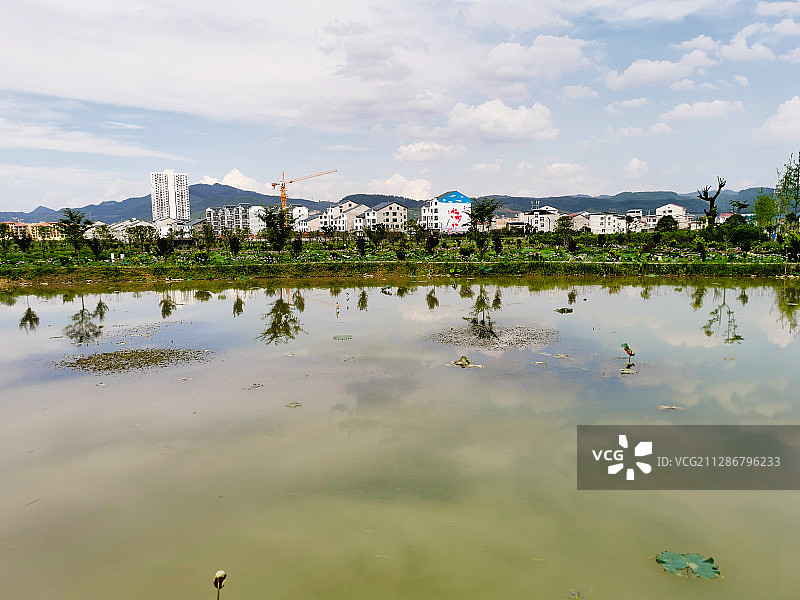 贵州省遵义市余庆县子营街道乌杨坝区风景图片素材