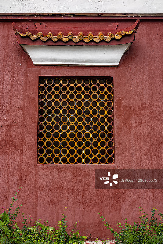 湖南岳阳君山岛湘妃祠窗眉艺术图片素材