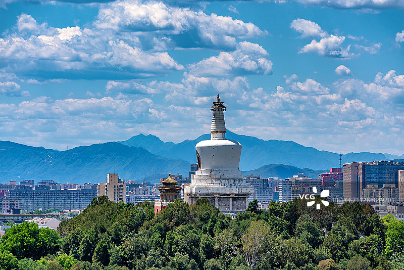 北京北海公园风光图片素材