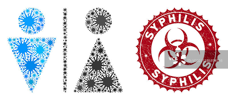 新型冠状病毒拼贴画：带污垢的洗手间图标图片素材