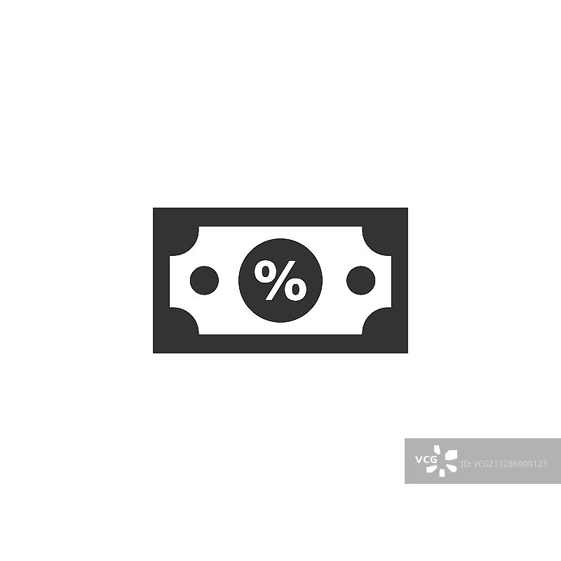 扁平风格的美元纸币图标图片素材