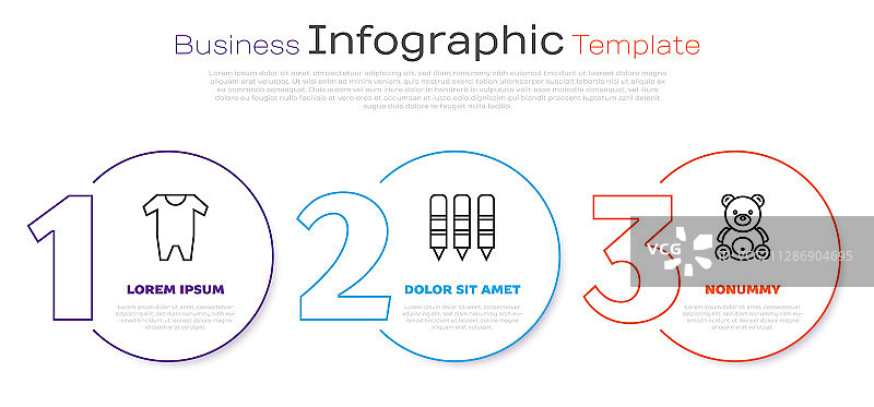 服装、蜡笔绘画用品合集图片素材