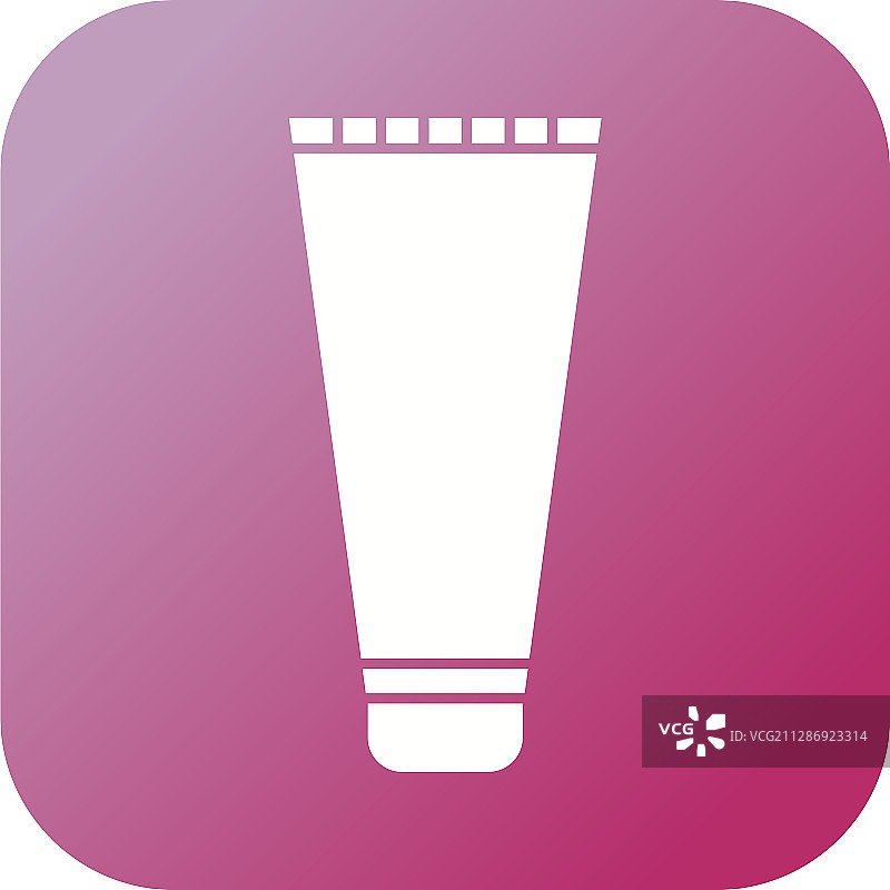 独特的剃须膏字形图标图片素材