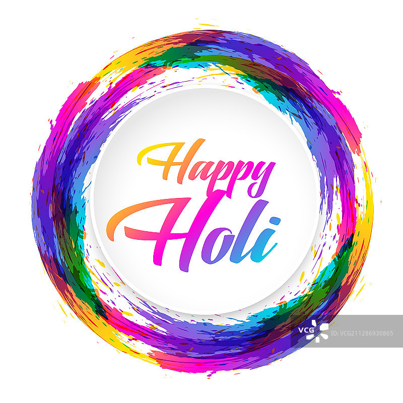 抽象洒红节彩色框架背景图片素材