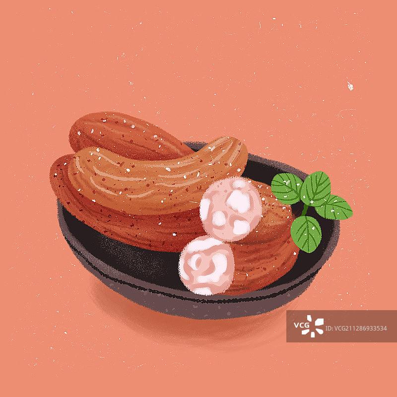 黑龙江美食之红肠图片素材