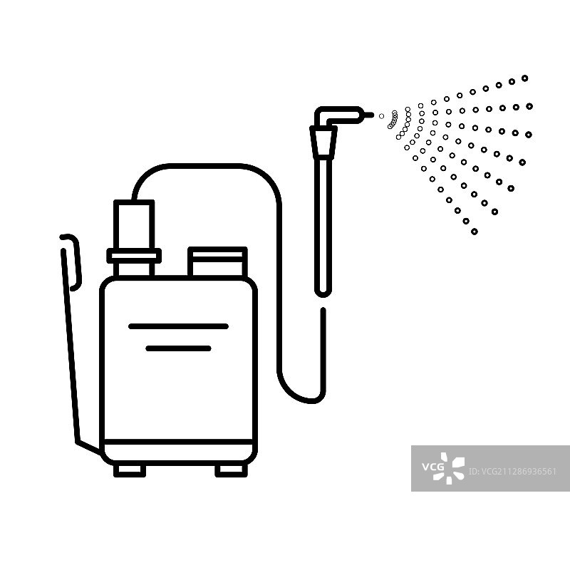带喷雾器的高压清洗工具图片素材