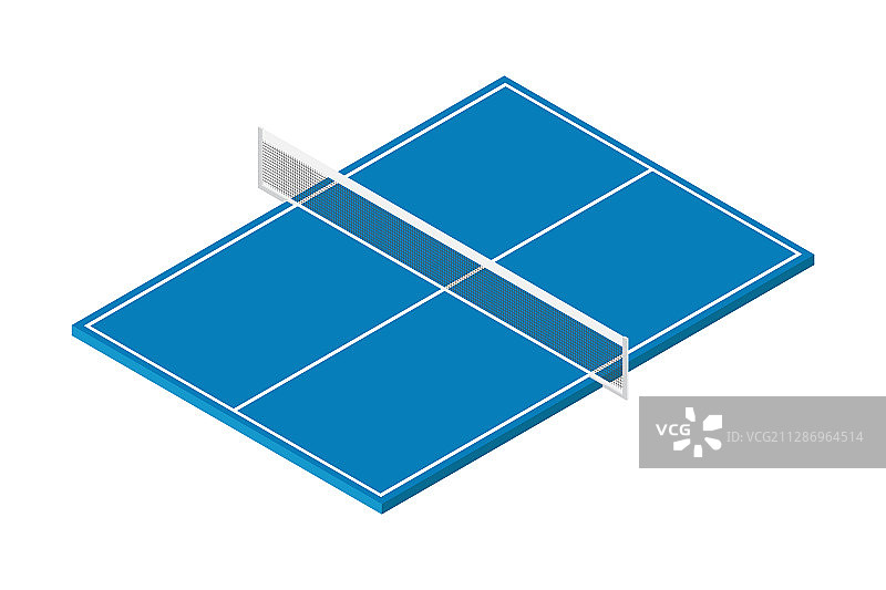2.5D乒乓球桌图片素材