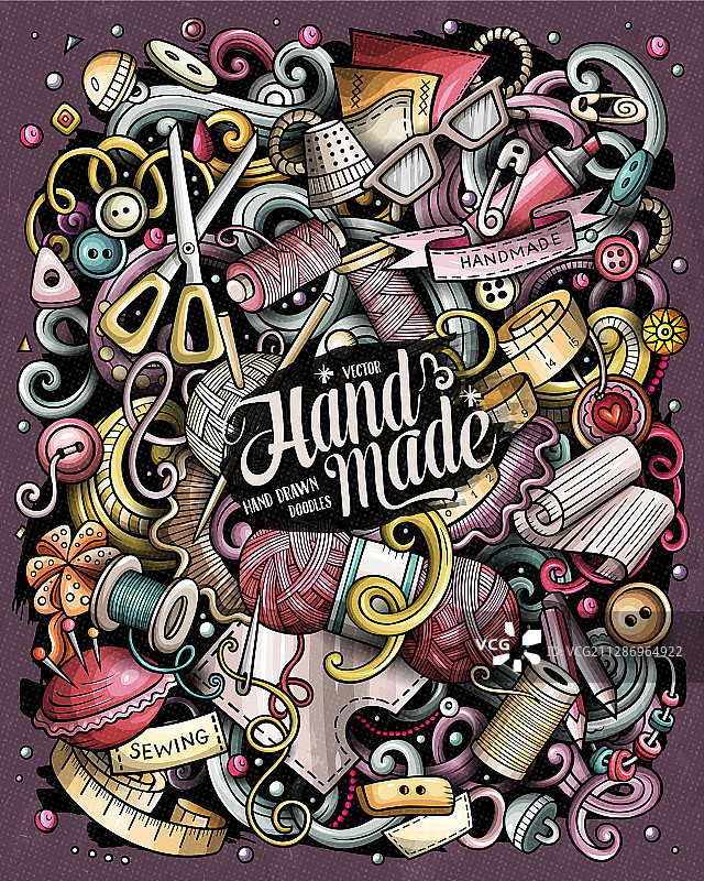 手绘涂鸦图片素材