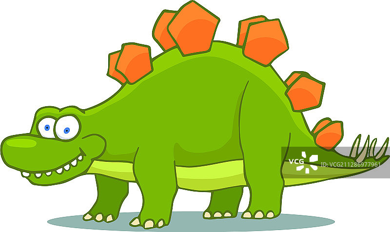 卡通剑龙可爱小恐龙图片素材