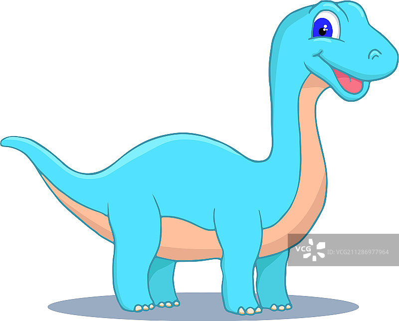 可爱的卡通小雷龙图片素材