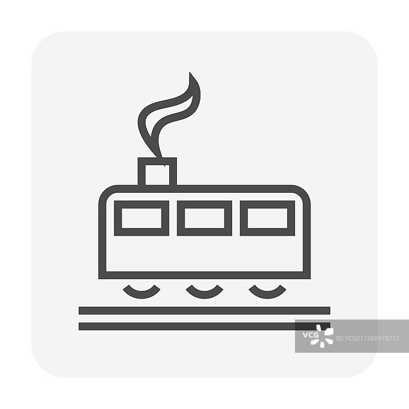 黑色火车图标图片素材