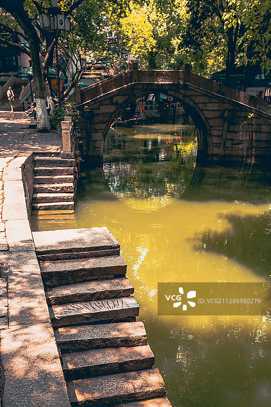 江苏苏州市，同里水乡图片素材