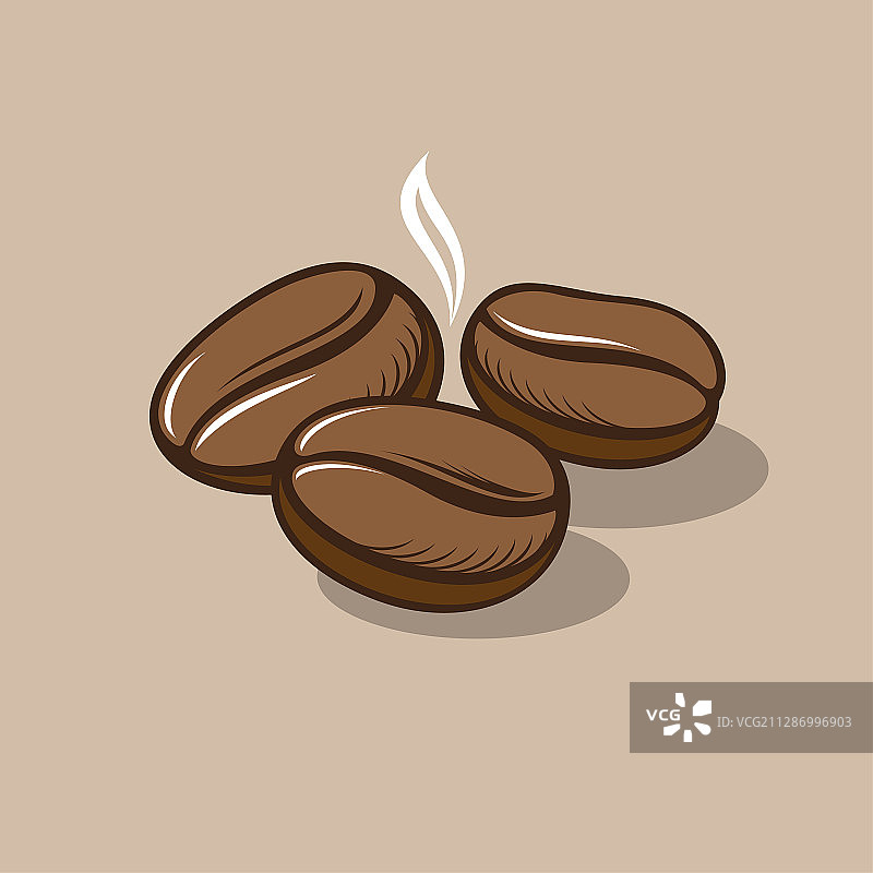 咖啡豆浓缩咖啡师标志图片素材