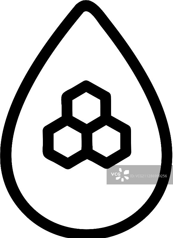 蜂蜜滴落排水图标图片素材
