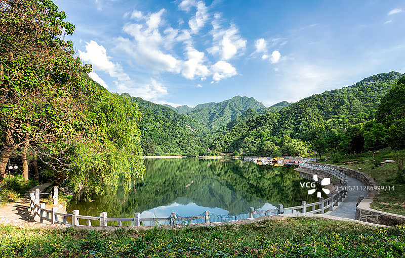 2020年 翠华山风景区 天池图片素材
