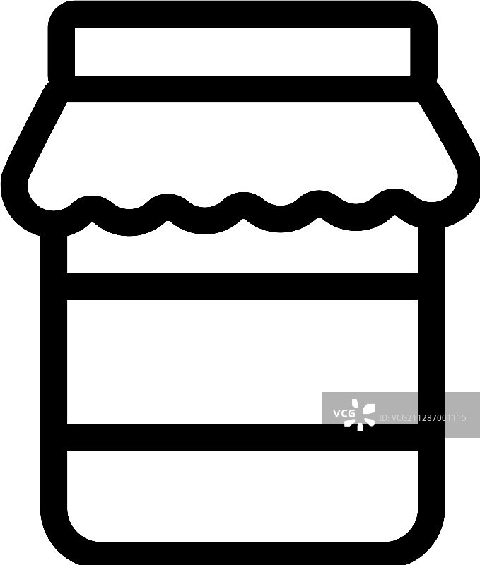 桃子轮廓图标图片素材
