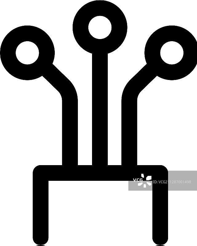 光缆图标轮廓符号图片素材