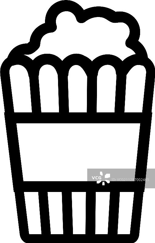 玉米食品轮廓图标图片素材