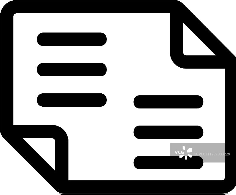 小册子宣传单轮廓图标图片素材