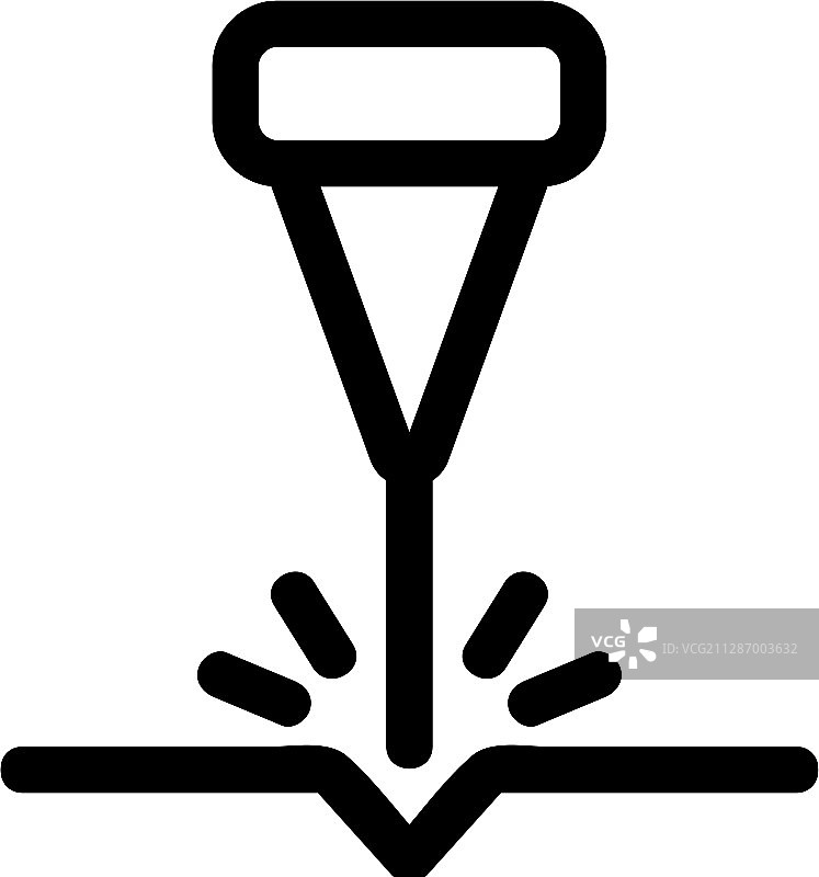 激光焊接切割图标图片素材