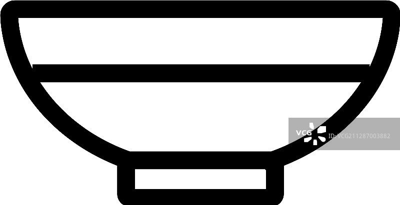 蜂蜜盘图标独立轮廓符号图片素材