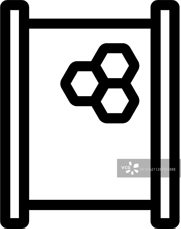 蜂蜜图标轮廓图片素材